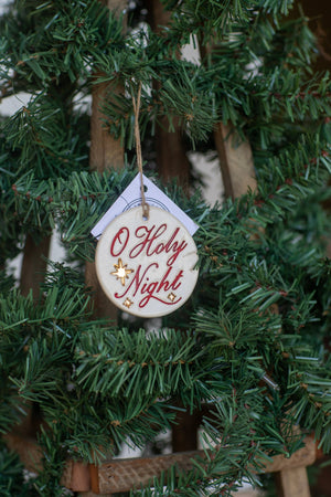 O Holy Night Ceramic Ornament