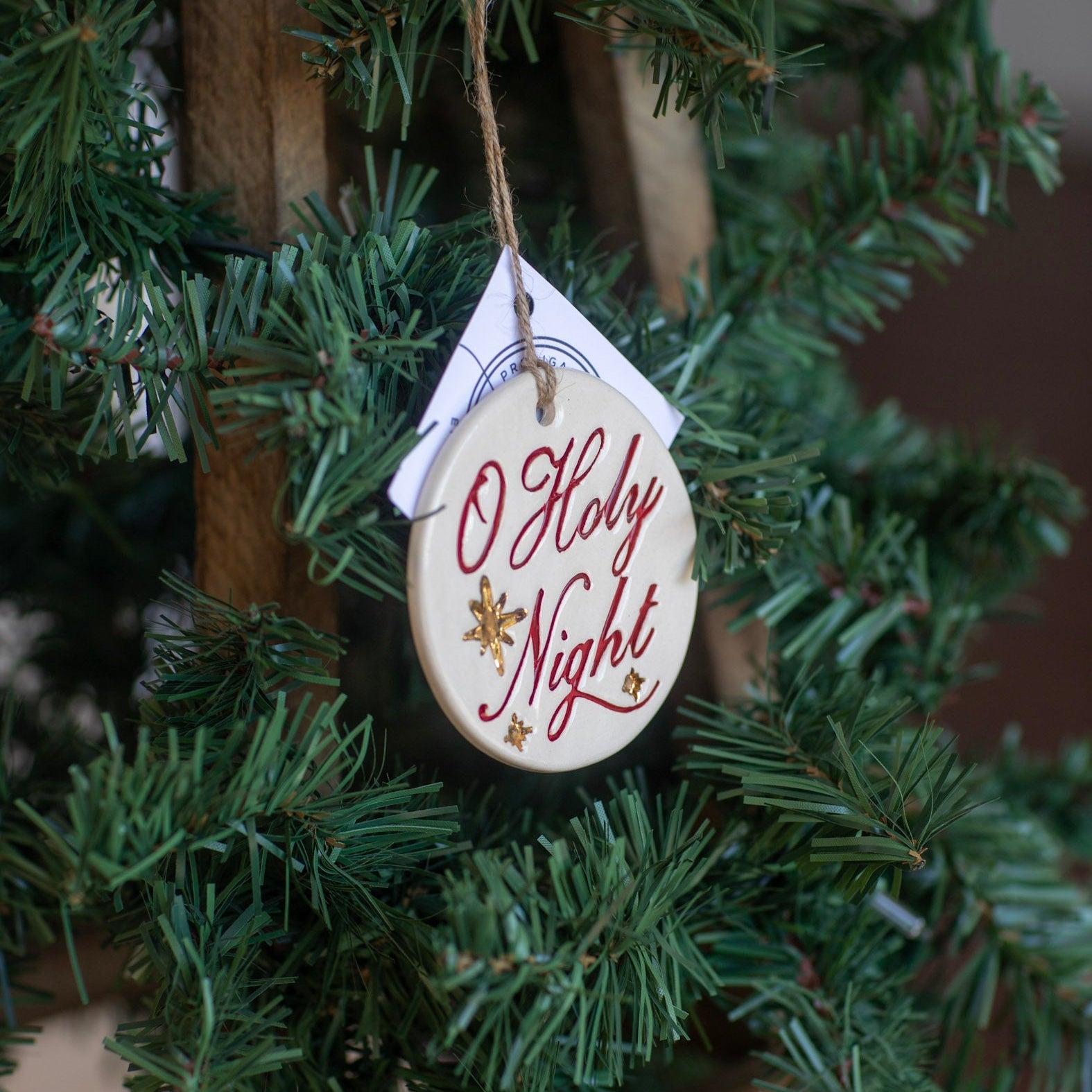 O Holy Night Ceramic Ornament