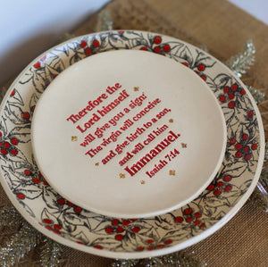 Christmas Scripture Plates