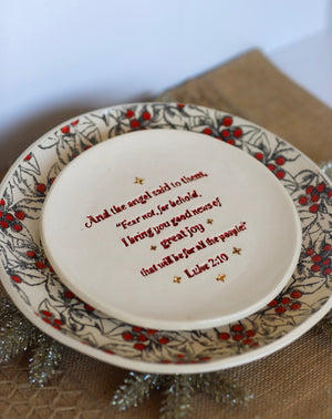 Christmas Scripture Plates