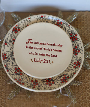 Christmas Scripture Plates