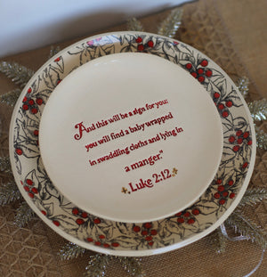 Christmas Scripture Plates