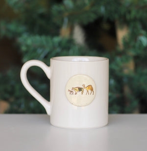 Ceramic Nativity Mug Set