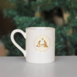 Ceramic Nativity Mug Set