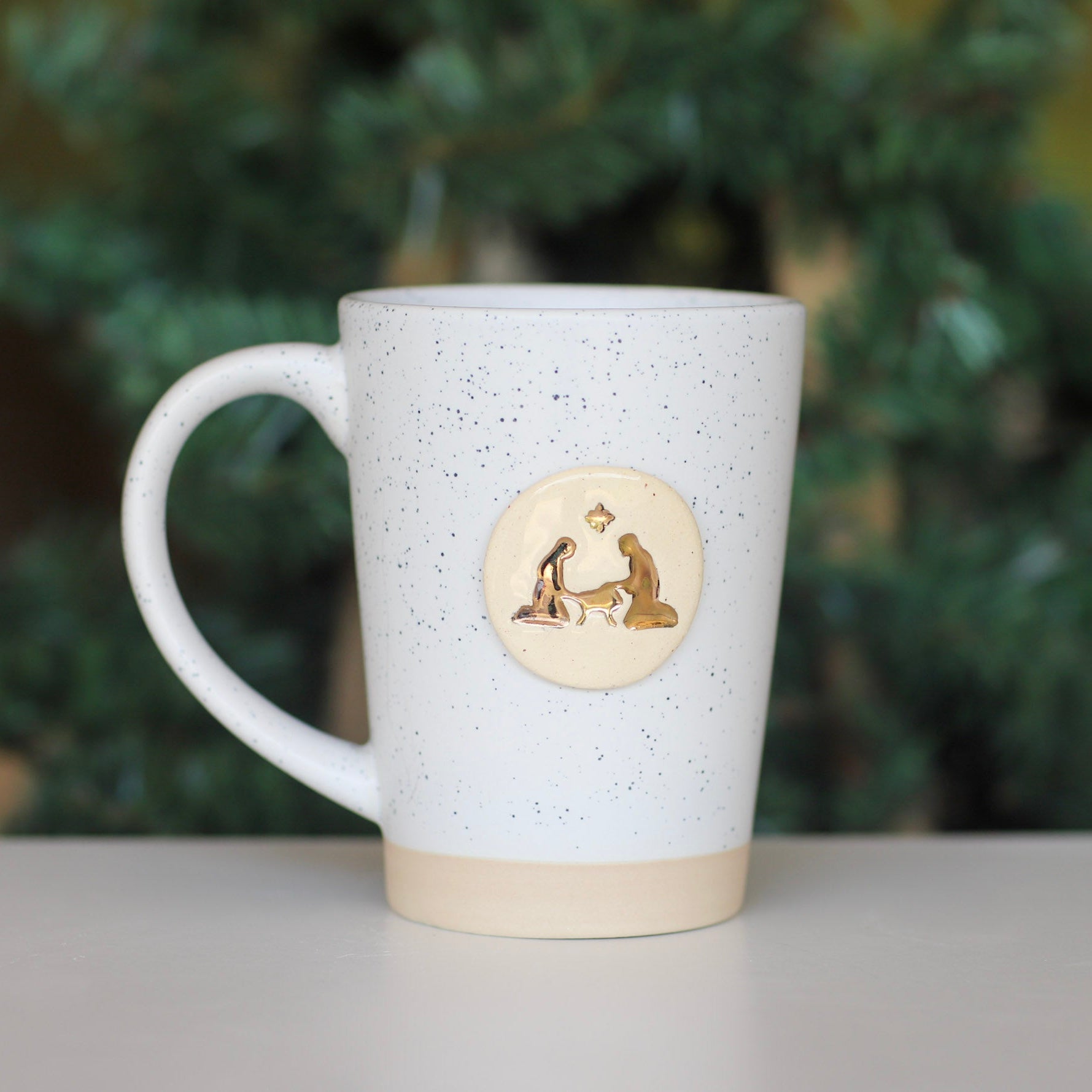 Ceramic Nativity Mug Set