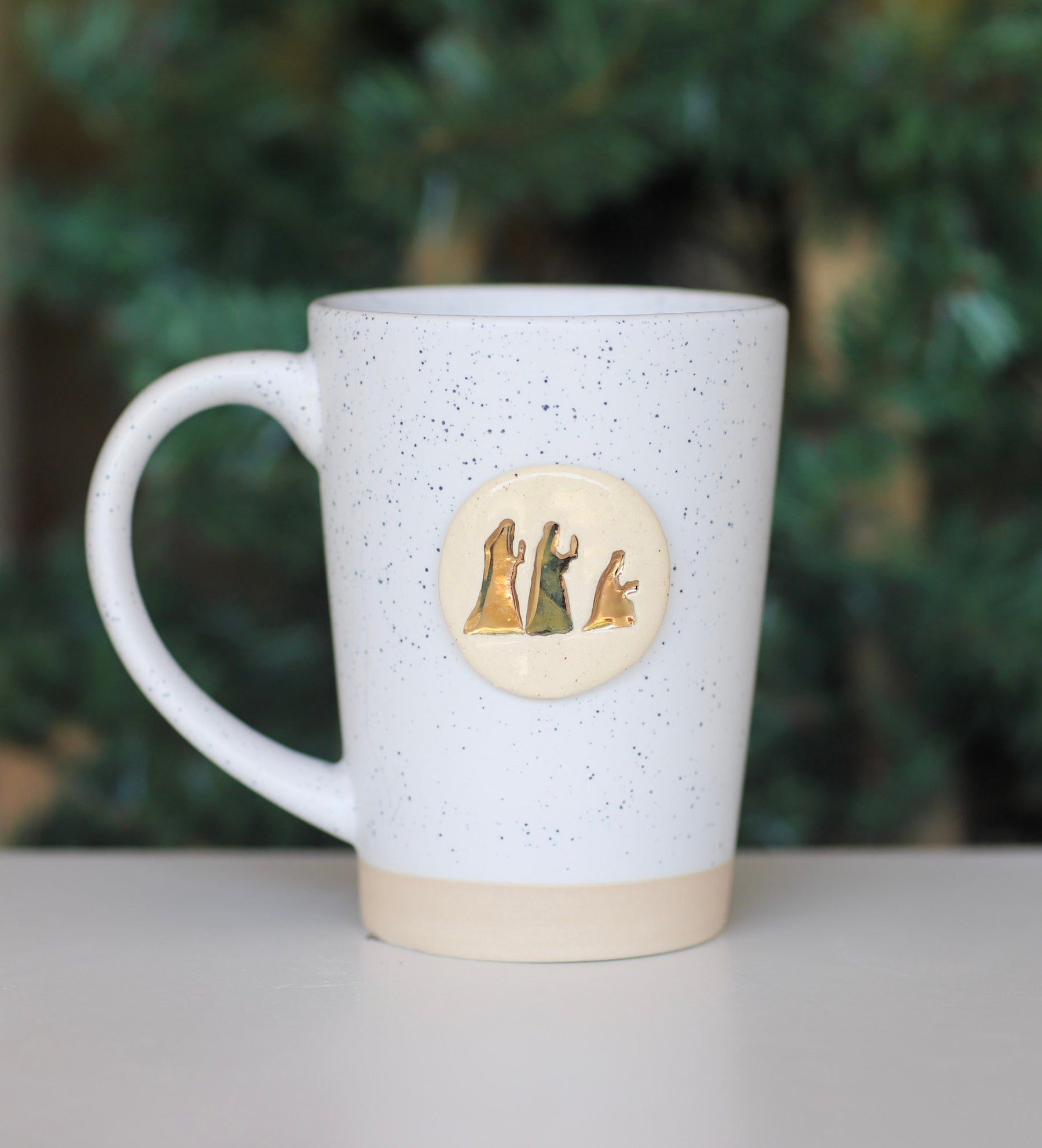 Ceramic Nativity Mug Set