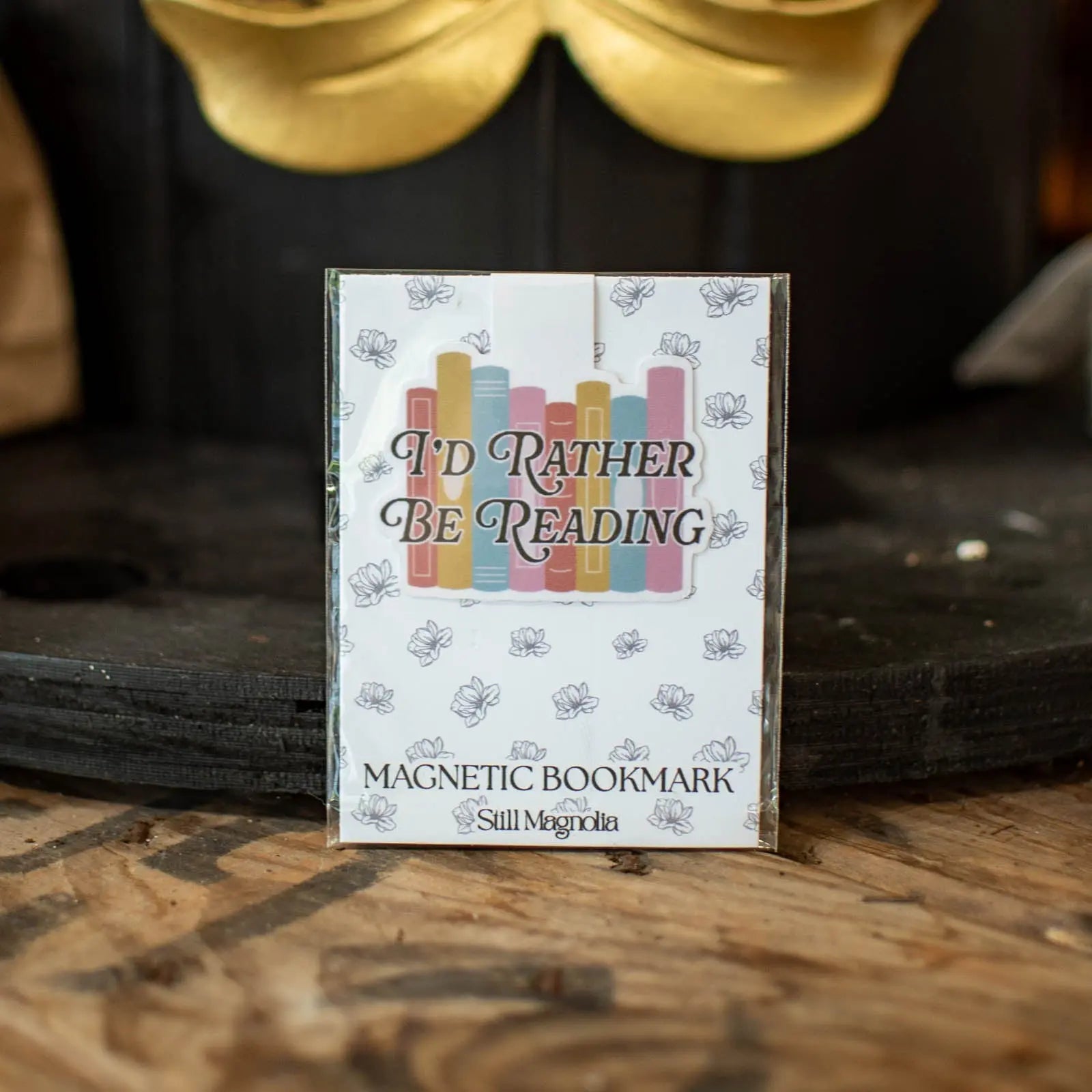 I'd Rather Be Reading - Magnetic Bookmark by Still Magnolia, Southern home decor detail photo 4