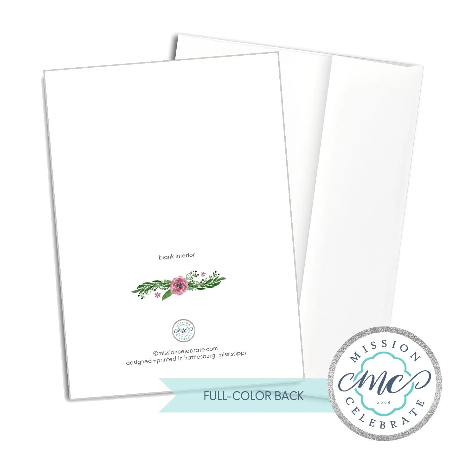 It Is Well With My Soul Art Greeting Cards (A7 Size 5"x7" folded note note card with envelope) Mission Celebrate