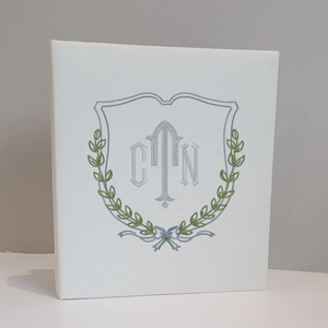 Baby Memory Book - Ivory Linen (w/ Accent) by AP Creations in Tuscaloosa, paper gift detail photo 15