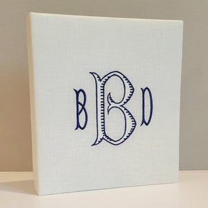 Baby Memory Book - Ivory Linen (w/o Bow) by AP Creations in Tuscaloosa, paper gift main product photo