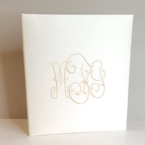 Baby Memory Book - Ivory Silk (w/o Bow) by AP Creations in Tuscaloosa, paper gift detail photo 3