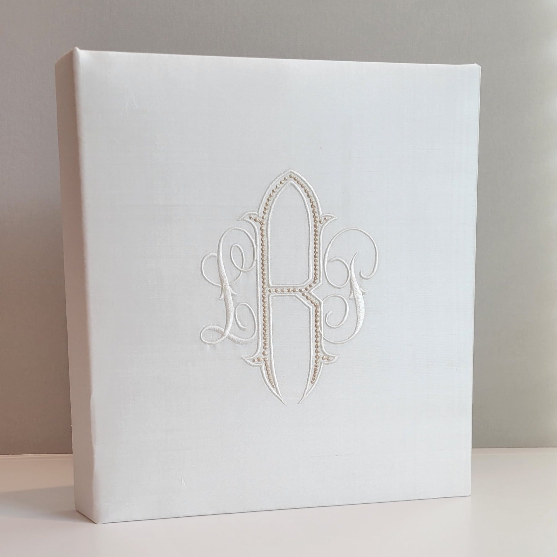 Baby Memory Book - Ivory Silk (w/o Bow) by AP Creations in Tuscaloosa, paper gift detail photo 6