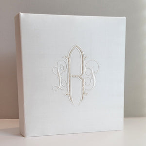 Baby Memory Book - Ivory Silk (w/o Bow) by AP Creations in Tuscaloosa, paper gift detail photo 6