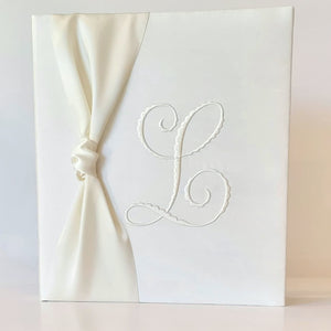 Baby Memory Book - Ivory Silk (w/ SATIN Bow) by AP Creations in Tuscaloosa, paper gift detail photo 10