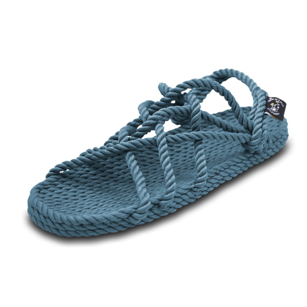 JC - Denim handmade rope sandals by Nomadic State of Mind