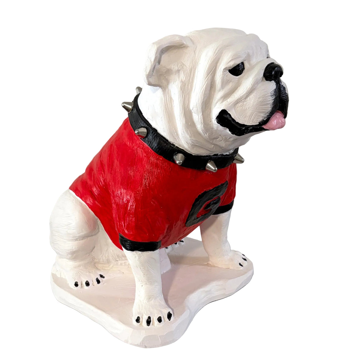 UGA Georgia Bulldog Mascot Cement Statue for Garden, Yard, Home Decor and Porch.