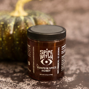 Spice Witch pumpkin infused honey for tea toast and oats