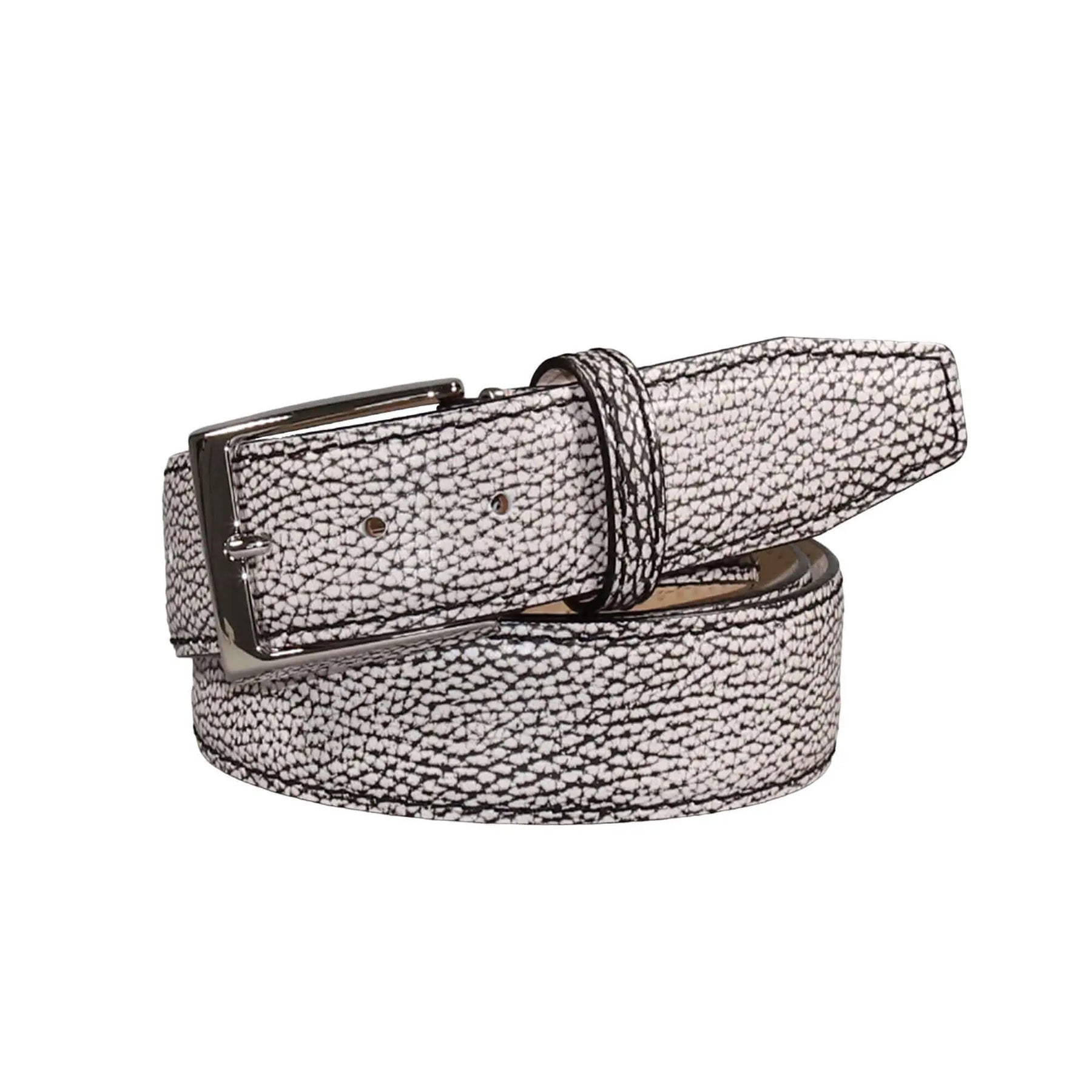 Jack Italian Pebble Grain Belt by Roger Ximenez: Bespoke Belts and Leather Accessories, handmade leather goods detail photo 2