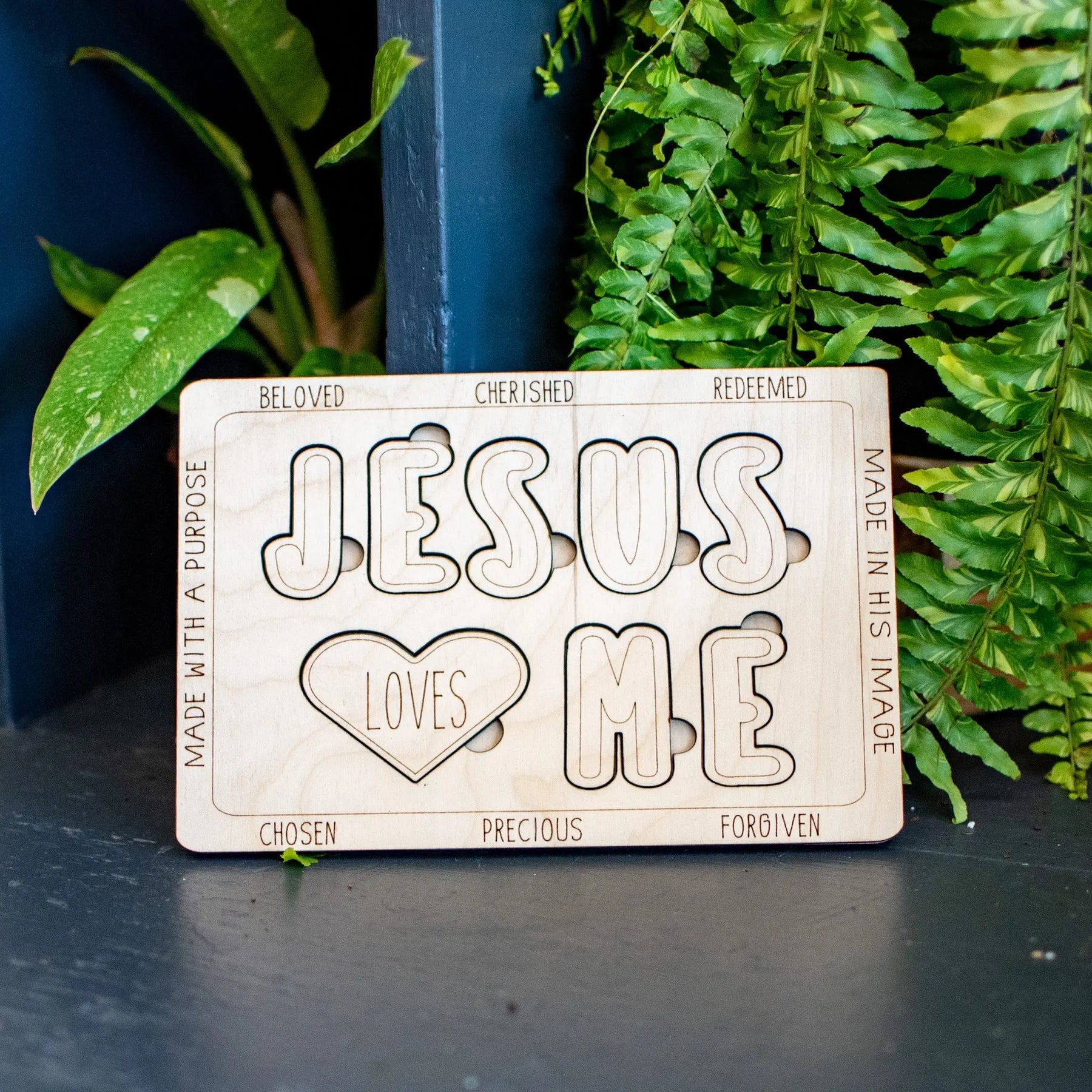 Jesus Loves Me Puzzle by Still Magnolia, pet accessory main product photo