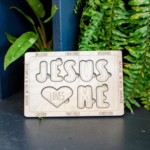 Jesus Loves Me Puzzle by Still Magnolia, pet accessory main product photo