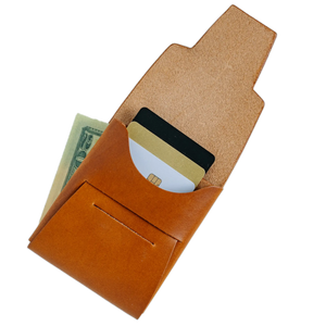 Johnny Wallet - Tobacco by Loyal Stricklin, handmade leather goods main product photo