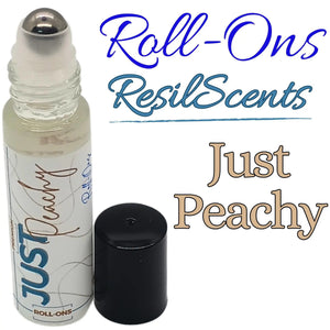 Just Peachy Roll-On Oil – Sweet & Fruity Aroma | A Perfect Spring Gift by ResilScents, handmade jewelry detail photo 2