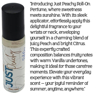 Just Peachy Roll-On Oil – Sweet & Fruity Aroma | A Perfect Spring Gift by ResilScents, handmade jewelry detail photo 3