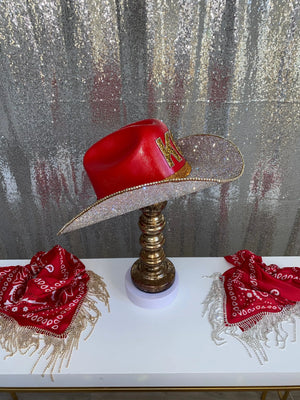 Kansas City Chiefs Hat by Rhinestone Cowgirl, Southern lifestyle apparel detail photo 6