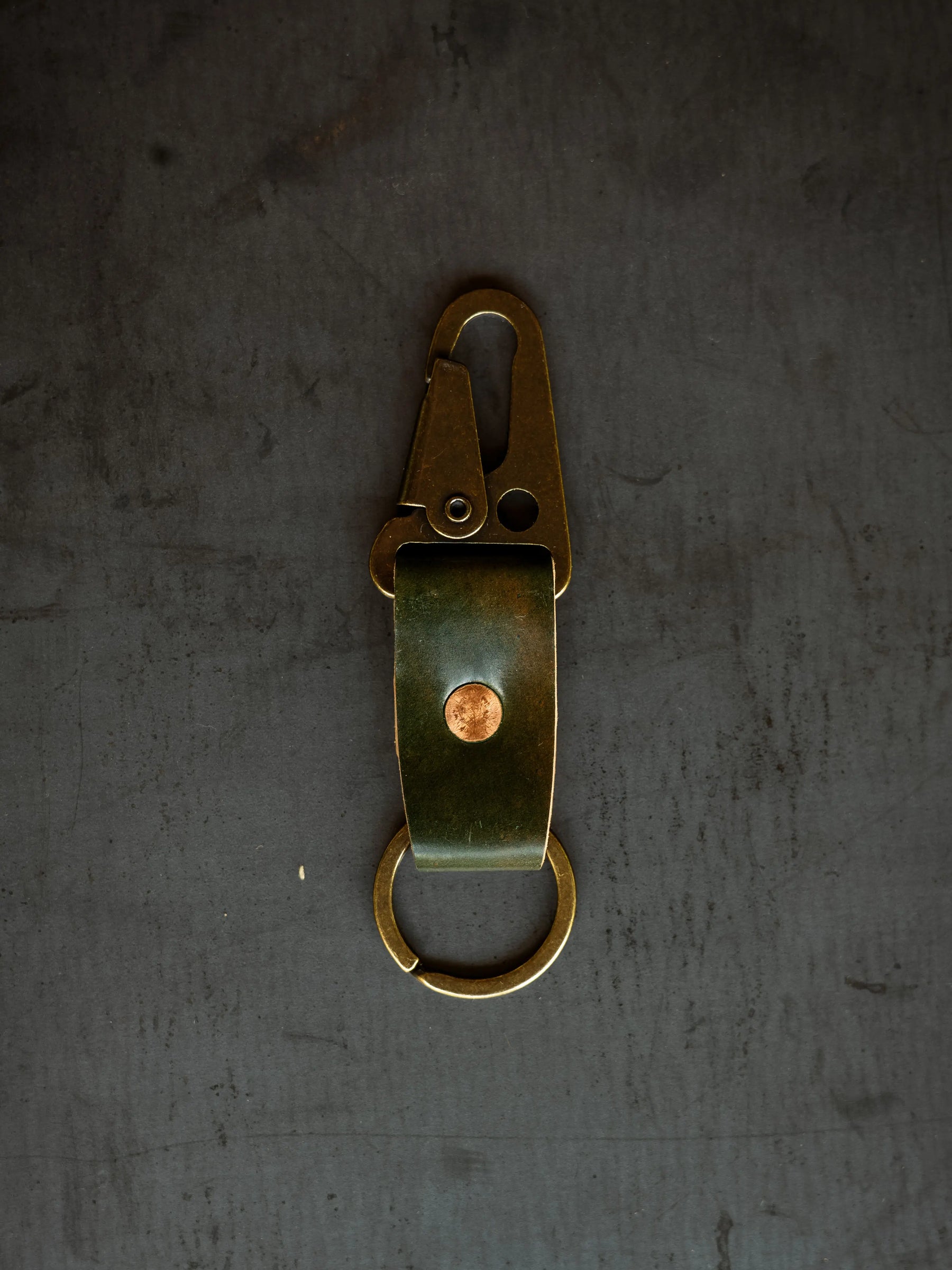 Key Clip - Marbled Shell Cordovan Loyal Stricklin