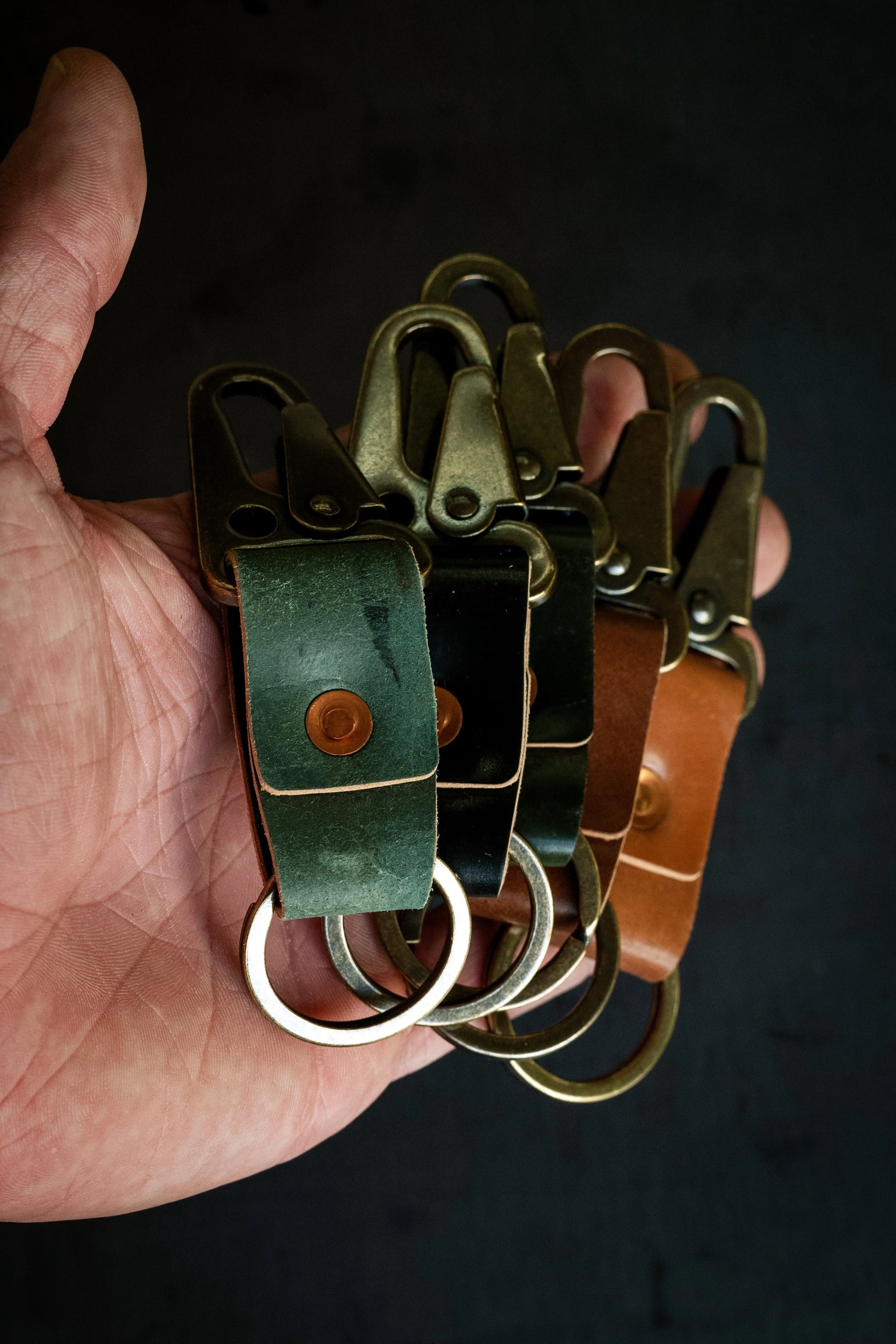 Key Clip - Marbled Shell Cordovan Loyal Stricklin