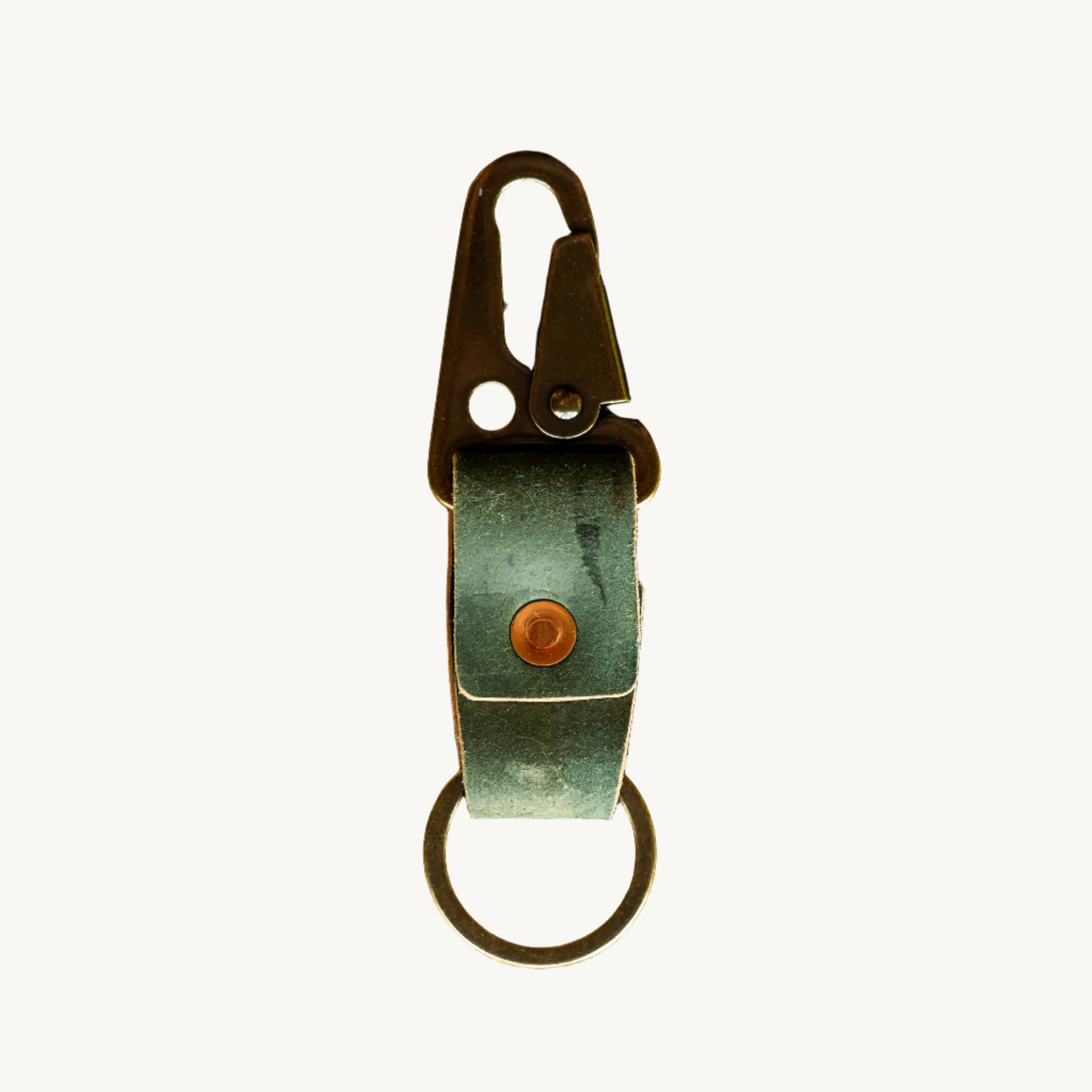 Key Clip - Reverse Black Horween Shell Cordovan Loyal Stricklin