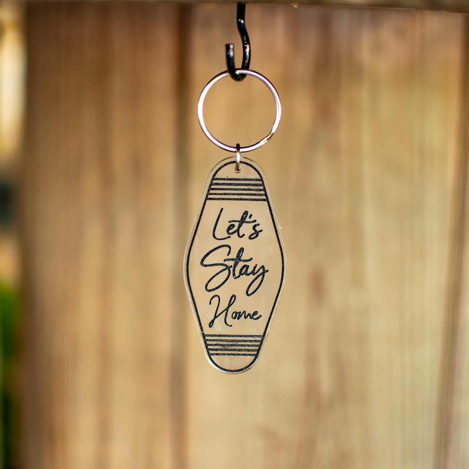 Let's Stay Home - Keychain by Still Magnolia, 3D printed gift detail photo 3