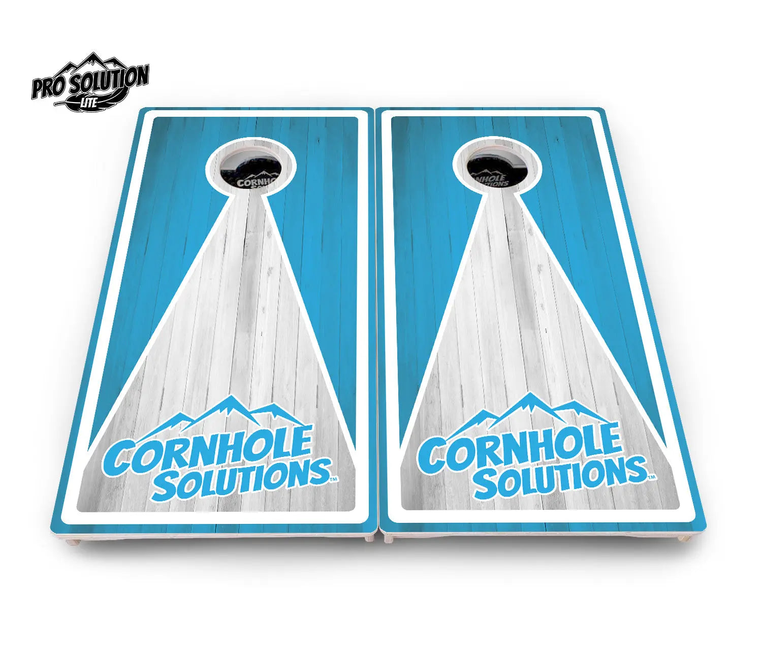 Keyhole CS Logo Cornhole Boards - Pro Solution Lite Series by Cornhole Solutions, custom cornhole board detail photo 4