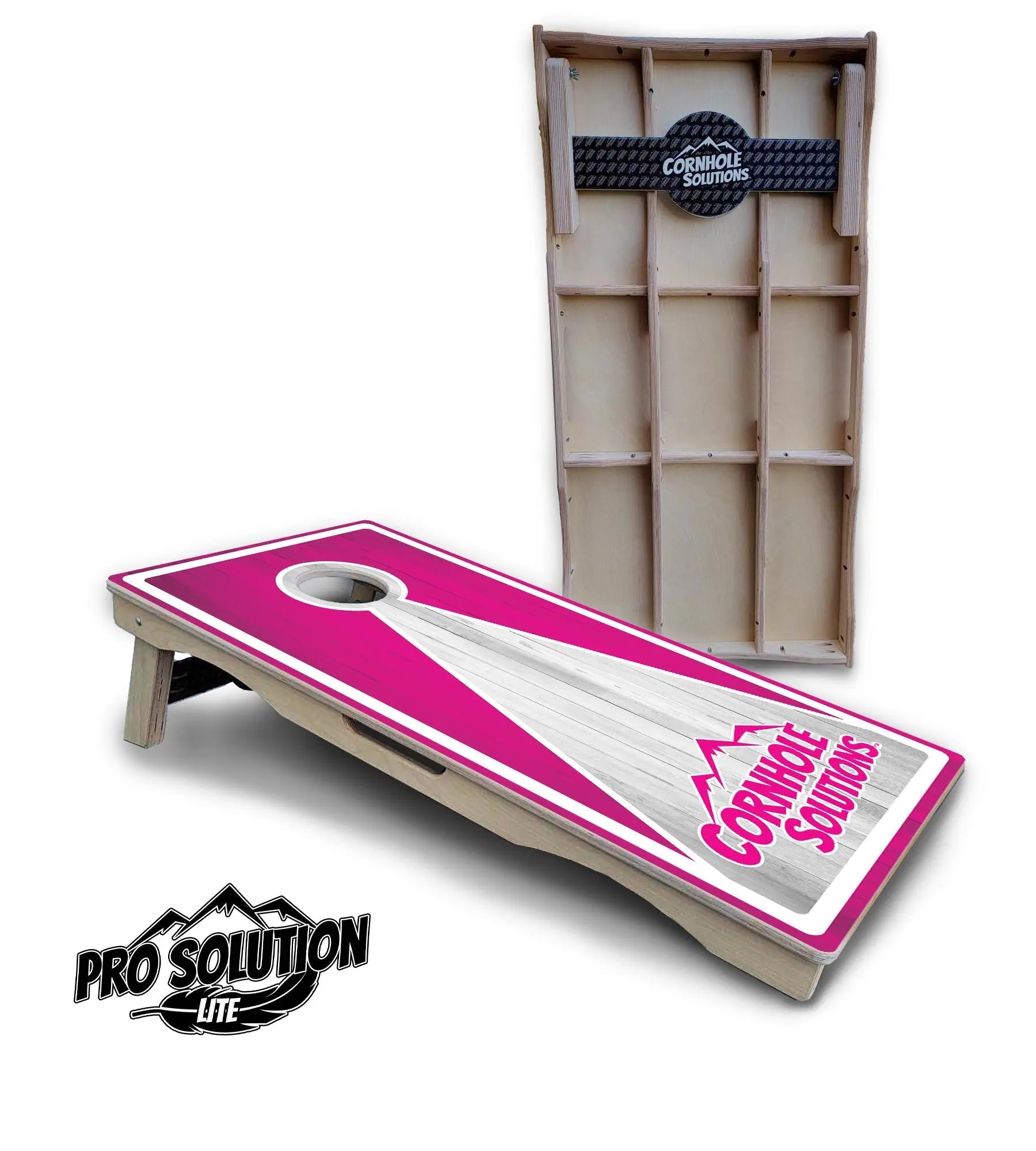 Keyhole CS Logo Cornhole Boards - Pro Solution Lite Series by Cornhole Solutions, custom cornhole board detail photo 12