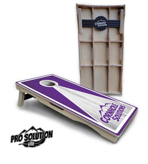 Keyhole CS Logo Cornhole Boards - Pro Solution Lite Series by Cornhole Solutions, custom cornhole board detail photo 14