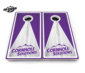 Keyhole CS Logo Cornhole Boards - Pro Solution Lite Series by Cornhole Solutions, custom cornhole board detail photo 15