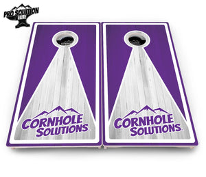 Keyhole Design Options CS Logo Cornhole Boards - Pro Solution Elite Series by Cornhole Solutions, Southern home decor detail photo 16