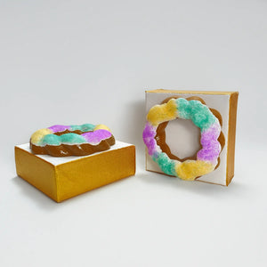 King Cake Wall Art by Nola Tawk, Southern home decor detail photo 4