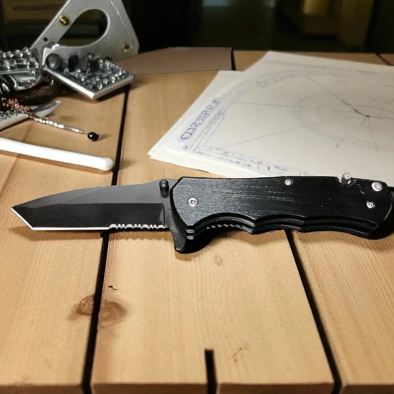 Pocket Knife: Locking Blade, Customization Available | Main Street Collective