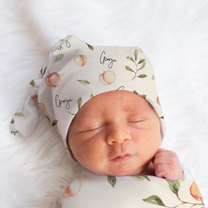 Georgia Peach Personalized Baby Hat or Headband by AGreatBaby — view 3 of 4