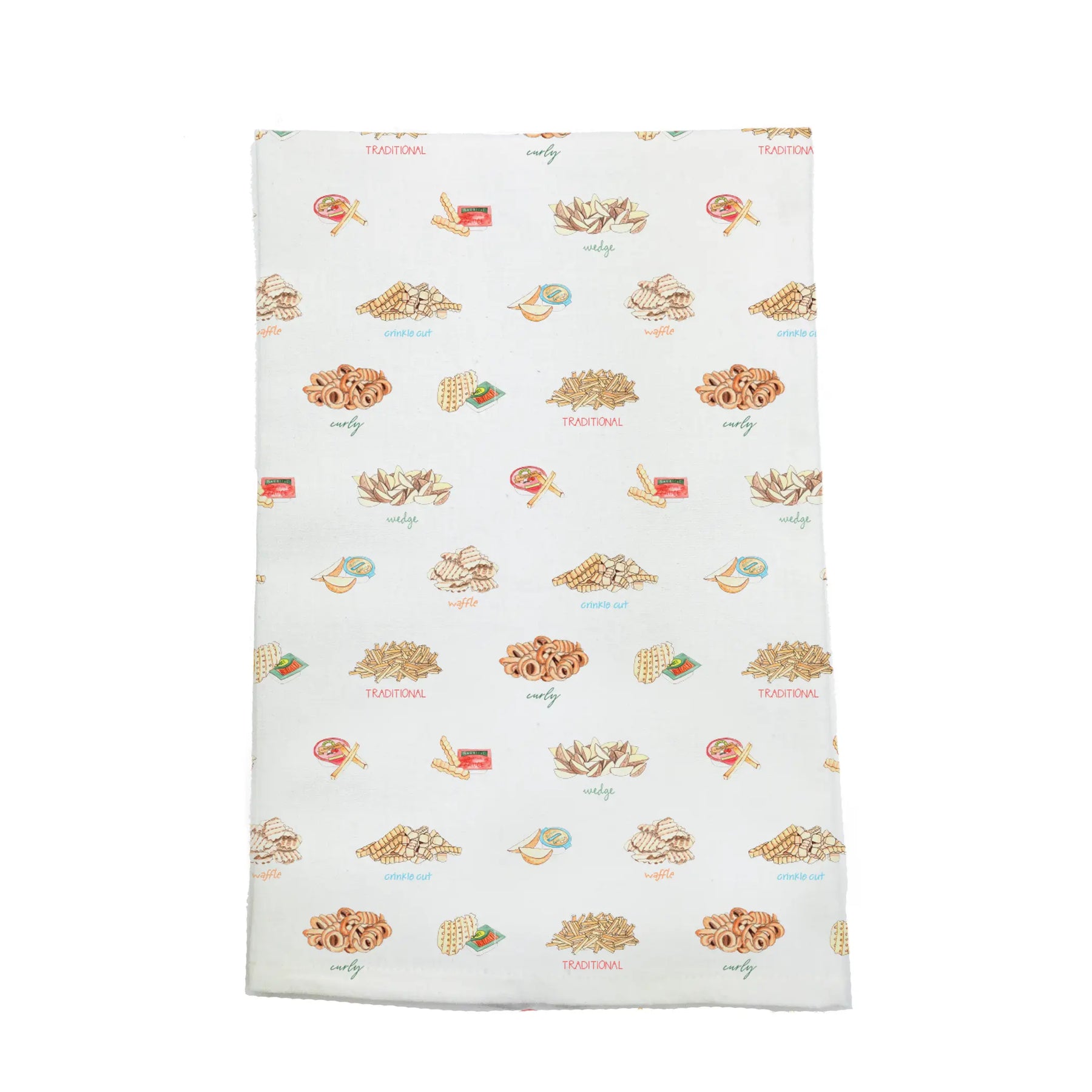 Know Your French Fries Organic Cotton Kitchen Towel Nola Tawk