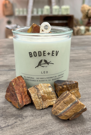 Leo | Bold Leather, Amber + Vanilla | July 23 to August 22