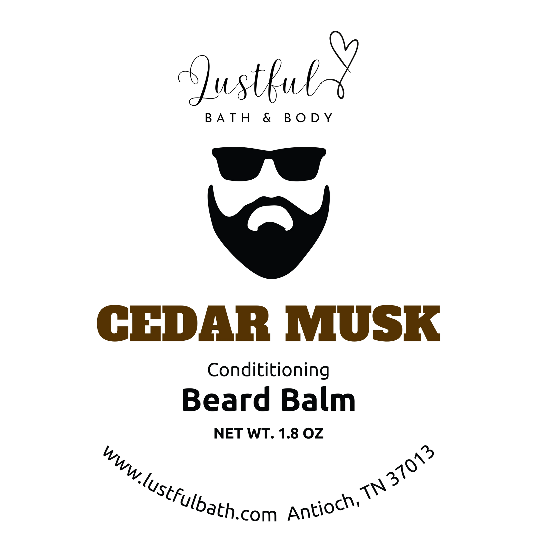Lustful Conditioning Beard Balm by Lustful Bath, LLC, natural skincare detail photo 6