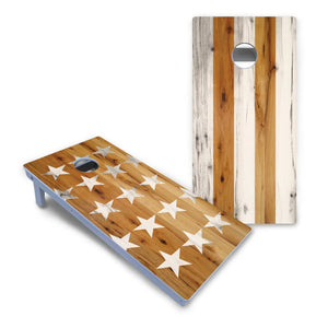 Large Stars & Stripes Cornhole Boards - All Weather Series by Cornhole Solutions, custom cornhole board main product photo