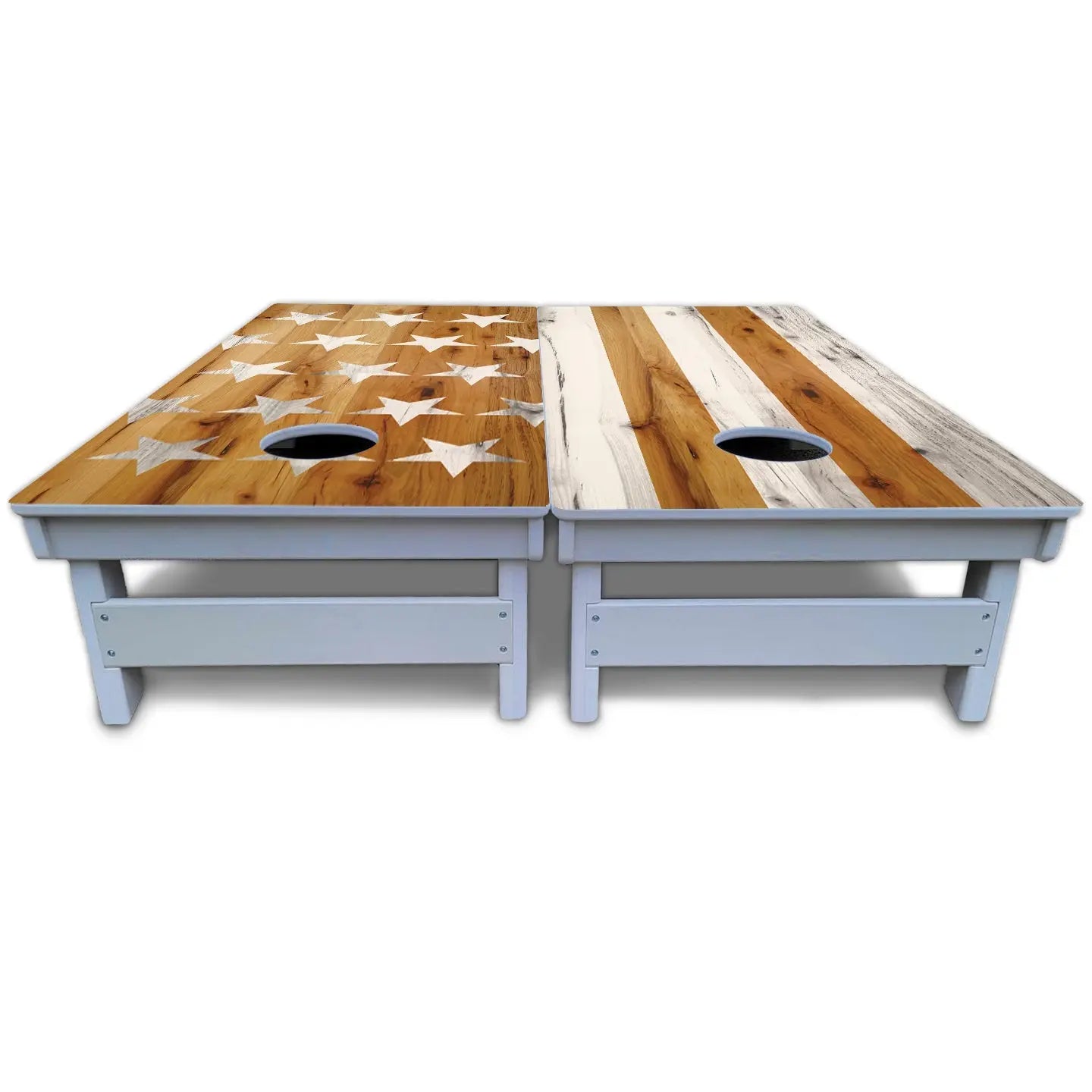 Large Stars & Stripes Cornhole Boards - All Weather Series by Cornhole Solutions, custom cornhole board detail photo 6