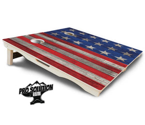 Large Stars & Stripes Cornhole Boards - Pro Solution Elite Series by Cornhole Solutions, custom cornhole board detail photo 7