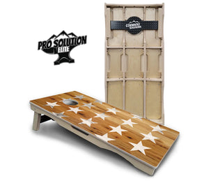 Large Stars & Stripes Cornhole Boards - Pro Solution Elite Series by Cornhole Solutions, custom cornhole board detail photo 10