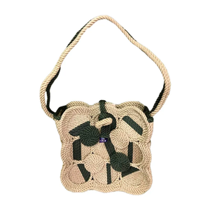 Large Rope Purse handwoven rope bag by Nomadic State of Mind, view 2