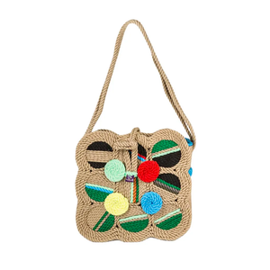 Large Rope Purse handwoven rope bag by Nomadic State of Mind, view 3
