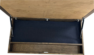 Deer and Elk Gun Concealment Furniture - Handcrafted Wooden Gun Cabinets - Gun Shelf Hidden Storage for Rifles, Shotguns, & Handguns - Quick Access Hidden Wall Safe (Extra Large)